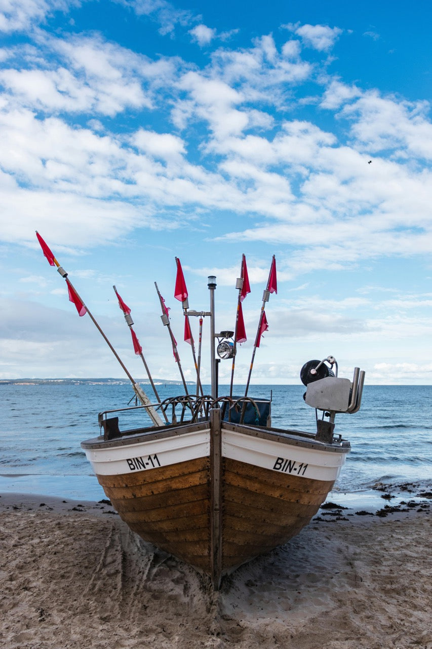 Flagged Boat